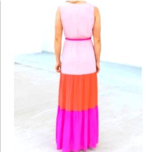 Flying tomatoes bohemian maxi dress